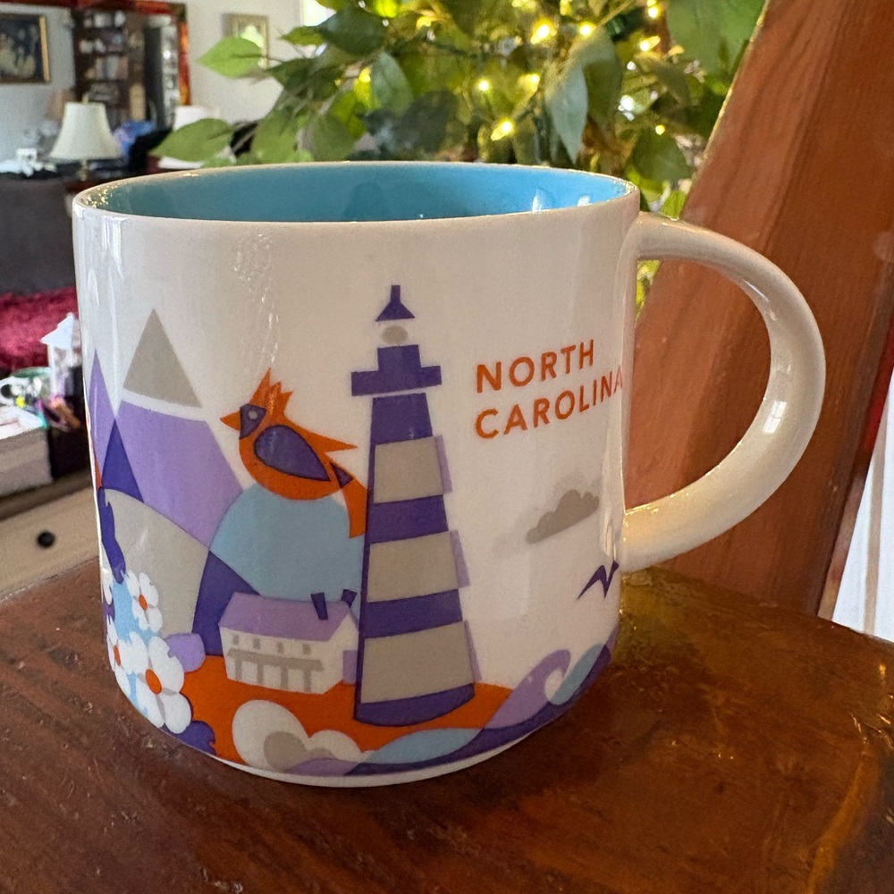 NWOB Starbucks YOU ARE HERE collection NORTH CAROLINA 14-oz Coffee Mug